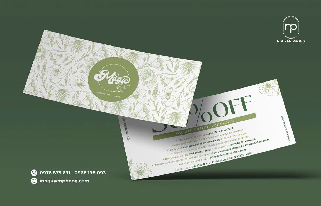 Voucher sale off nhỏ, thời gian hoàn thiện nhanh chóng hơn 